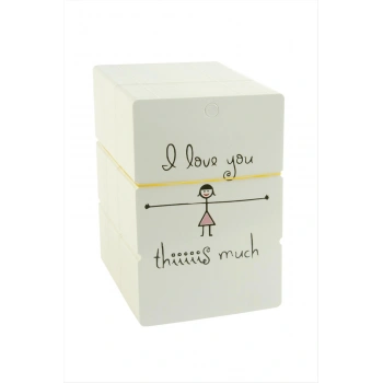 I Love Yazılı Bileklik Kartı 200 Adet