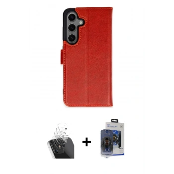 ieg™ Galaxy S24 Plus Kılıf Siluet Işık Serisi - Siyah Vanessa Magic Cam + Şeffaf Kamera Lens Koruma Cam
