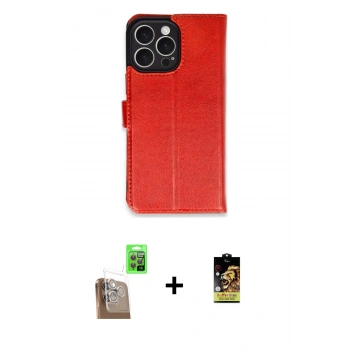 ieg™ iPhone 16 Pro Max Kılıf Siluet Işık Serisi - Siyah Buffer Cam Ekran Koruyucu + Çöl Titanyum Raze Metal Kamera Lens