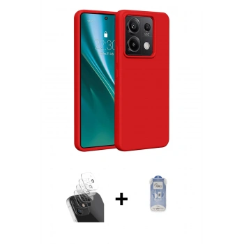 ieg™ Redmi Note 13 Pro 5G Kılıf Kozmos Yansıma Özel Seri - Siyah Joko Magic 5D Cam + Şeffaf Kamera Lens Koruma Cam