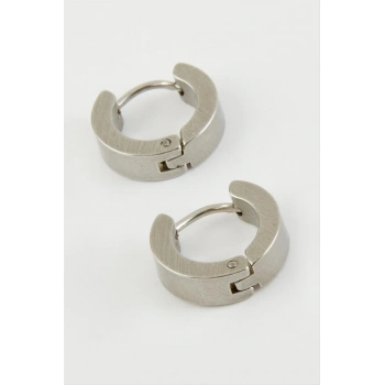 İğneli Erkek Çelik Küpe