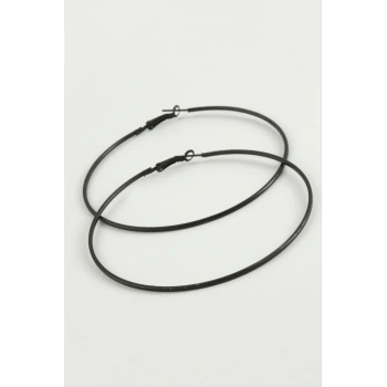 İnce Boru Metal Halka Küpe 8-9-10 cm