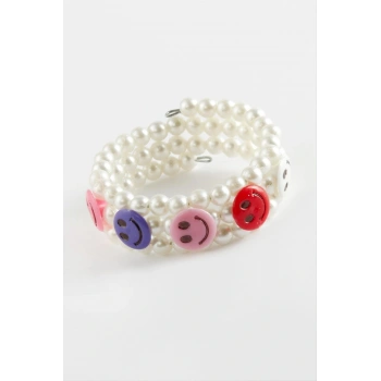 İnci Boncuklu Çocuk Bileklik