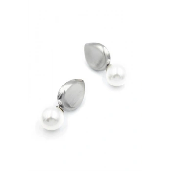 İnci Damla Küpe - Gümüş