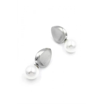 İnci Damla Küpe - Gümüş