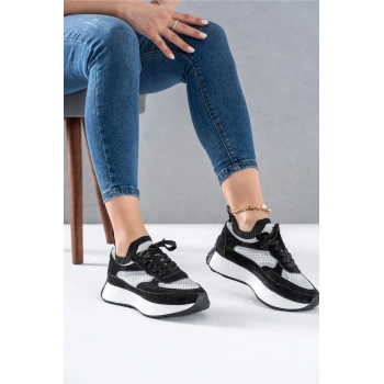 Ines Siyah Spor Ayakkabı