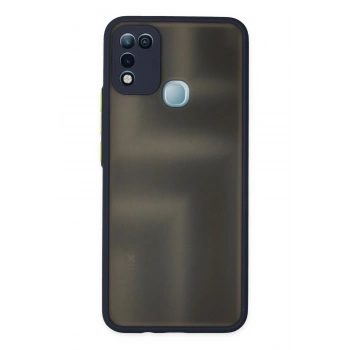 İnfinix Hot 10 Play Kılıf Montreal Silikon Kapak - Lacivert