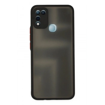 İnfinix Hot 10 Play Kılıf Montreal Silikon Kapak - Siyah