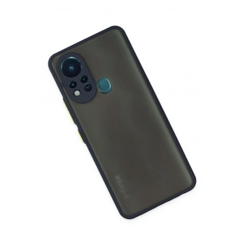 İnfinix Hot 11s Kılıf Montreal Silikon Kapak - Lacivert