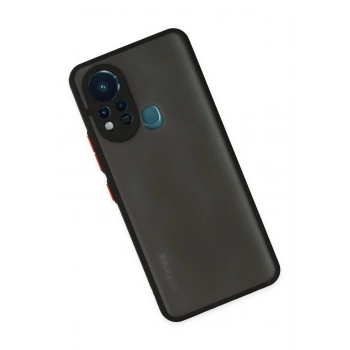 İnfinix Hot 11s Kılıf Montreal Silikon Kapak - Siyah