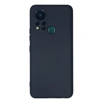 İnfinix Hot 11s Kılıf Nano içi Kadife Silikon - Lacivert