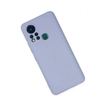 İnfinix Hot 11s Kılıf Nano içi Kadife Silikon - Lila