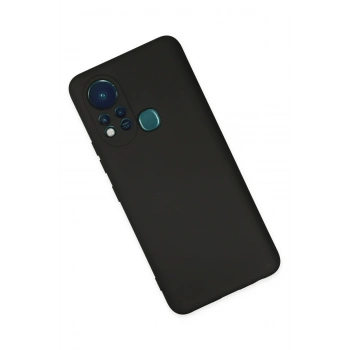 İnfinix Hot 11s Kılıf Nano içi Kadife Silikon - Siyah