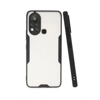 İnfinix Hot 11s Kılıf Platin Silikon - Siyah