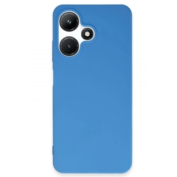 İnfinix Hot 30i Kılıf First Silikon - Mavi