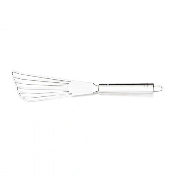 İnoks Eğri Krep Spatulası Krep Omlet Çevirici