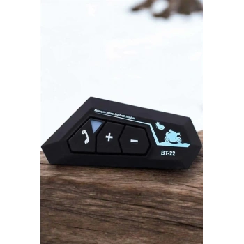 İnterkom Intercom Kask Kulaklık Bt22 Bluetooth Motosiklet Kulaklık 5.0 Bluetooth