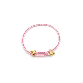 İp Bileklik - Fuşya