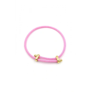 İp Bileklik - Pembe