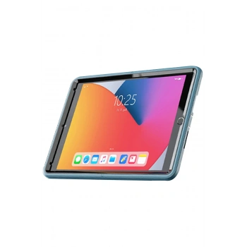 iPad 10.2 (7.nesil) Kılıf Hand Strap Tablet Kılıfı - Turkuaz