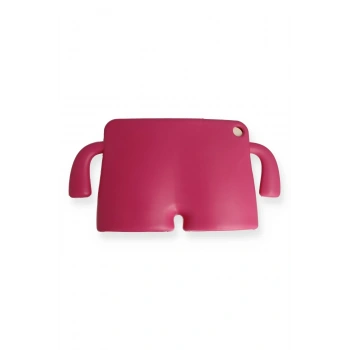 iPad 10.2 (7.nesil) Kılıf Karakter Tablet Silikon - Pembe