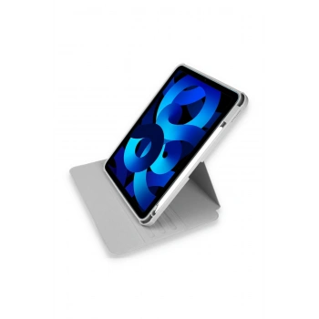 iPad 10.2 (7.nesil) Kılıf Starling 360 Kalemlikli Tablet Kılıf - Gri