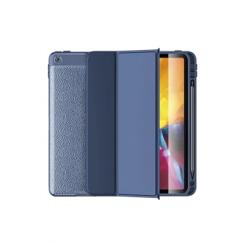 iPad 10.2 (7.nesil) Kılıf Tablet Focus Silikon - Lacivert