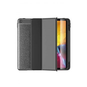 iPad 10.2 (7.nesil) Kılıf Tablet Focus Silikon - Siyah