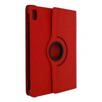 iPad 2022 10.9 (10.nesil) Kılıf 360 Tablet Deri Kılıf - Kırmızı