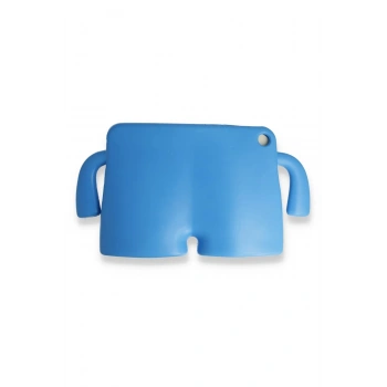 iPad 2022 10.9 (10.nesil) Kılıf Karakter Tablet Silikon - Mavi
