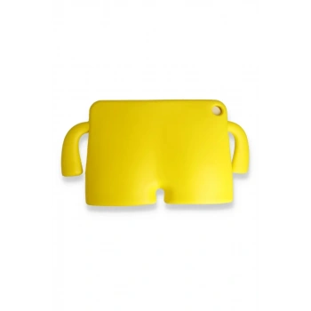 iPad 2022 10.9 (10.nesil) Kılıf Karakter Tablet Silikon - Sarı