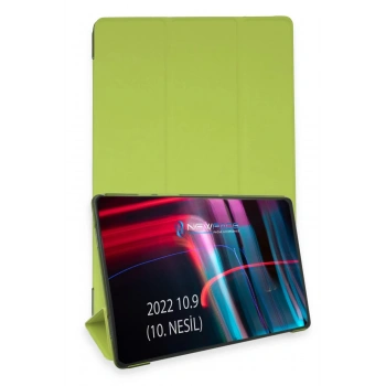 iPad 2022 10.9 (10.nesil) Kılıf Tablet Smart Kılıf - Açık Yeşil