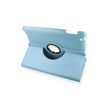 iPad 4 9.7 Kılıf 360 Tablet Deri Kılıf - Turkuaz