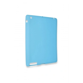 iPad 4 9.7 Kılıf Evo Tablet Silikon - Mavi
