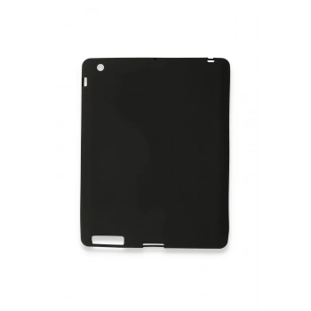 iPad 4 9.7 Kılıf Evo Tablet Silikon - Siyah