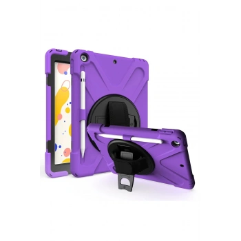 iPad 5 Air 9.7 Kılıf Amazing Tablet Kapak - Mor