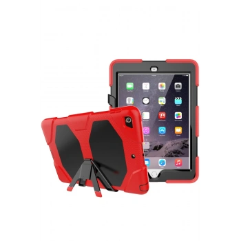 iPad 5 Air 9.7 Kılıf Griffin Tablet Kapak - Kırmızı