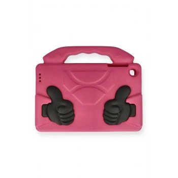 iPad 5 Air 9.7 Kılıf Like Stantlı Tablet Silikon - Pembe