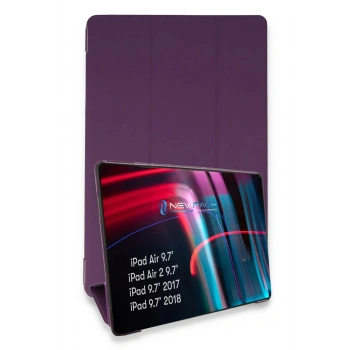 iPad 5 Air 9.7 Kılıf Tablet Smart Kılıf - Mor