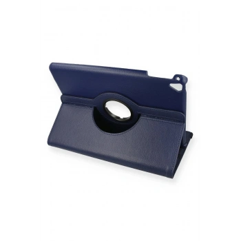 iPad 9.7 (2018) Kılıf 360 Tablet Deri Kılıf - Lacivert