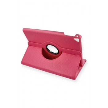 iPad 9.7 (2018) Kılıf 360 Tablet Deri Kılıf - Pembe