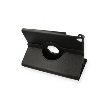 iPad 9.7 (2018) Kılıf 360 Tablet Deri Kılıf - Siyah