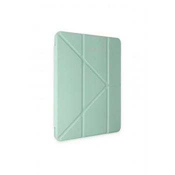 iPad Air 4 10.9 Kılıf Kalemlikli Mars Tablet Kılıfı - Açık Yeşil