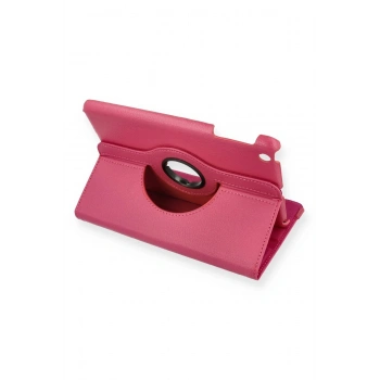 iPad Mini 1 Kılıf 360 Tablet Deri Kılıf - Pembe