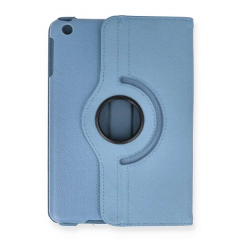 iPad Mini 1 Kılıf 360 Tablet Deri Kılıf - Turkuaz