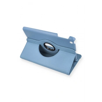 iPad Mini 1 Kılıf 360 Tablet Deri Kılıf - Turkuaz