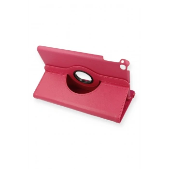 iPad Mini 4 Kılıf 360 Tablet Deri Kılıf - Pembe