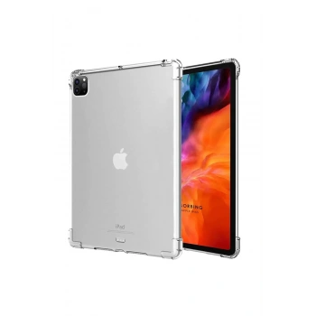 iPad Pro 11 (2018) Kılıf Anti Şeffaf Tablet Silikon - Şeffaf
