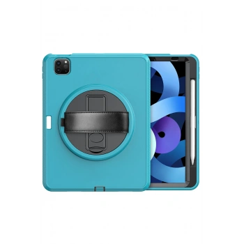 iPad Pro 11 (2018) Kılıf Hand Strap Tablet Kılıfı - Turkuaz