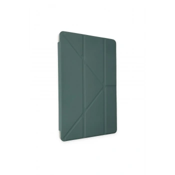 iPad Pro 11 (2018) Kılıf Kalemlikli Mars Tablet Kılıfı - Koyu Yeşil